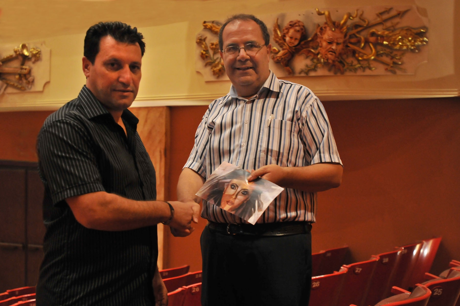 Presentation of Norma painting